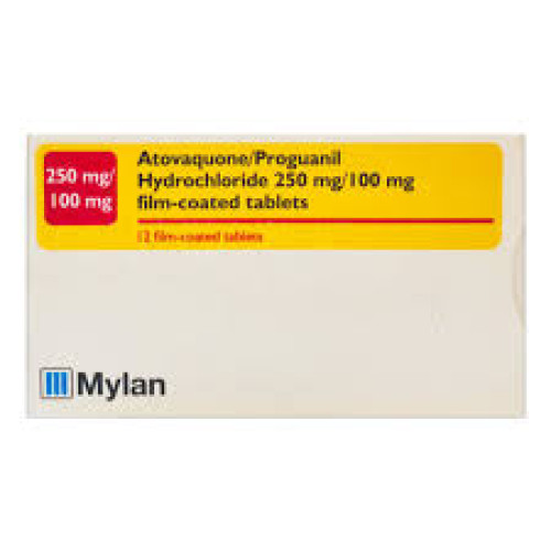 atovaquone/proguanil 250mg/100mg